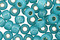 TOHO Milky Teal (with Silver Lining) Round 6/0 Seed Bead