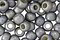 TOHO PermaFinish Galvanized Frosted Blue Slate Round 11/0 Seed Bead