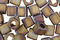 TOHO Matte Iris Brown Cube 4mm Seed Bead