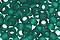 TOHO Transparent Frosted Green Emerald Round 15/0 Seed Bead