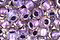 TOHO Rainbow Crystal (with Metallic Purple Lining) Round 11/0 Seed Bead