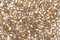 TOHO Frosted Black Diamond (with Gold Lining) Round 15/0 Seed Bead