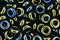 TOHO Metallic Iris Green/Brown Demi Round 11/0 Seed Bead