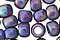 TOHO Semi-Glazed Rainbow Navy Blue Round 8/0 Seed Bead