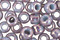 TOHO Marbled Opaque Light Blue/Amethyst Round 11/0 Seed Bead