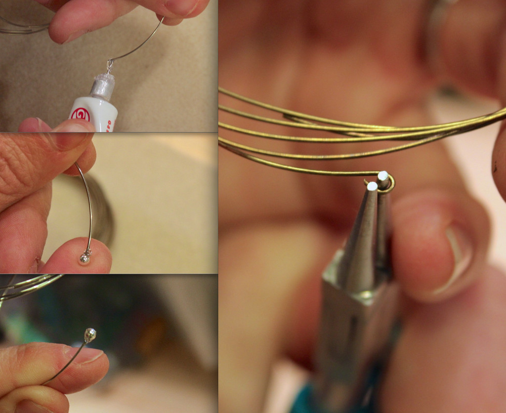 Making a Memory Wire bracelet (Tip) Lima Beads